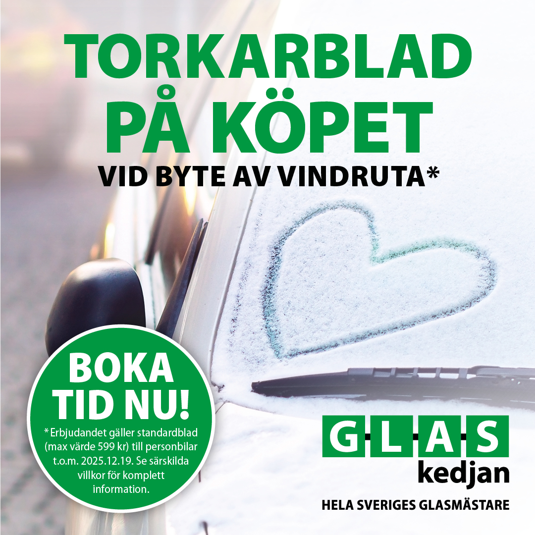 Torkarblad Villansglas, annons